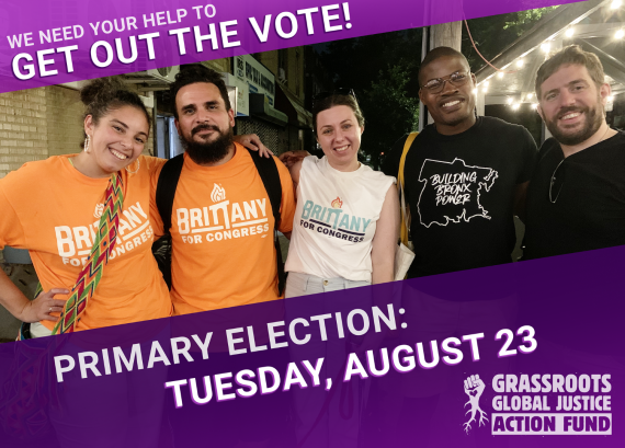 We need your help to get out the vote! Primary Election: Tuesday, August 23
