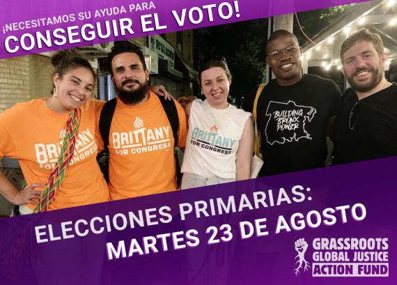 ¡Necesitamos su ayuda para salir a votar! Elecciones primarias: Martes, 23 de agosto