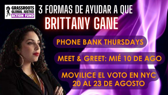 Siga @Britt4Congress y únase a nosotrxs en Instagram Live ESTE jueves 14 de julio a las 7:00 p.m. ET.