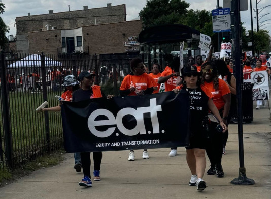 Delegación del GGJAF en la marcha del EAT