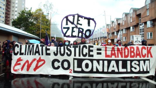 No Net Zero! Climate justice = Landback! End CO2-lonialism