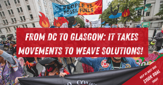 From DC to Glasgow: It takes movements to weave solutions! 