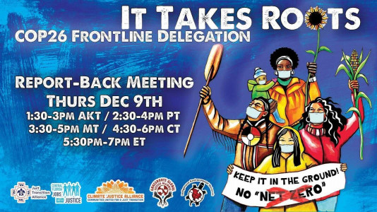 It Takes Roots COP26 Frontline Delegation report back