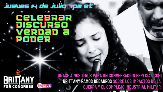 Siga @Britt4Congress y únase a nosotrxs en Instagram Live ESTE jueves 14 de julio a las 7:00 p.m. ET.